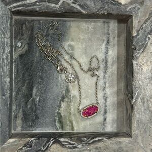 Custom Kendra Scott Pink Opal Necklace